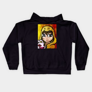 Tai and Koromon Kids Hoodie